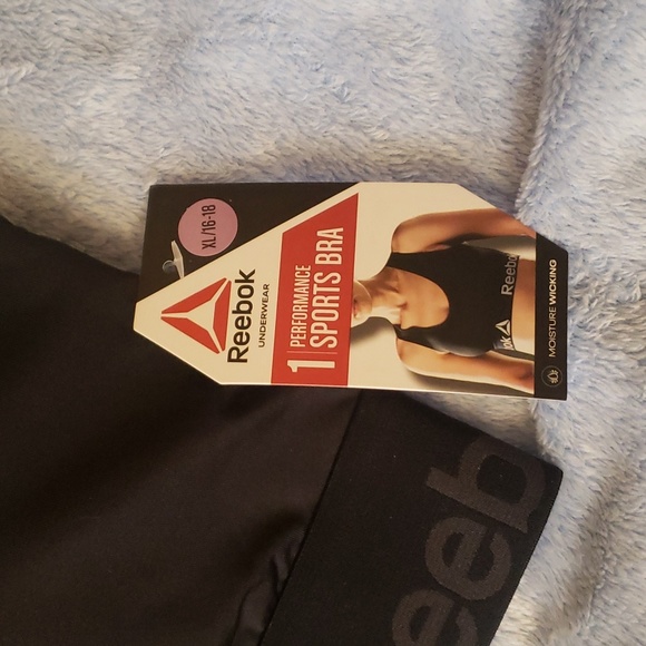 Reebok Medium Impact Performance Sport Bra - Picture 6 of 10